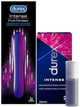 Durex Pack Gel Intense Orgasmic + Vibrador Intense Orgasmic Pure Fantasy