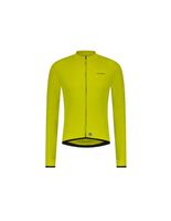 maillot shimano vertex thermal ls jersey hombre verde lima