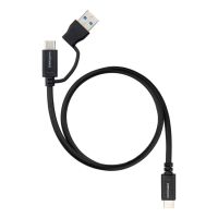 cable usb-c a usb-c y usb-a nanocable 05 m usb 32 gen 2 60 w 4k
