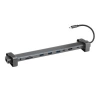 hub bluestork usb-c 10 en 1 con puerto ethernet rj45 y garantia 3 anos