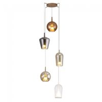 lampara colgante elsa mix 5 luces
