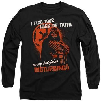 Disney Camiseta manga larga Dad Jokes Disturbing para hombre