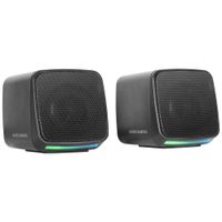 mars gaming ms-pro altavoces compactos 10w iluminacion rgb flow dinamica altavoz pc con caja de control y entrada jack 35mm altavoces gaming compatibles con pc  mac  smart altavoces pc en