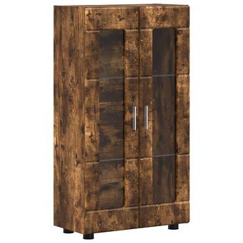 Aparador Florin 55,5 X 29 X 100 Cm Roble Ahumado Vidaxl