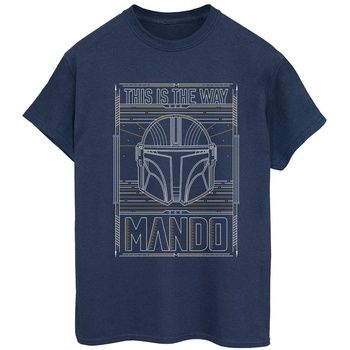 Disney Camiseta manga larga The Mandalorian The Way para mujer