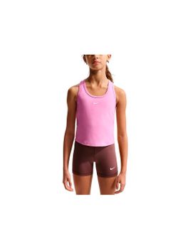 Camiseta Tirantes de Fitness Nike One Fitted Dri-Fit Tank Infantil Morado