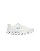 zapatillas skechers go walk glide-step 20 - kris mujer white textileblue t