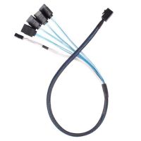 cable adaptador silverstone cps05-re 06 m sff-8643 a 4x sata 7-pin