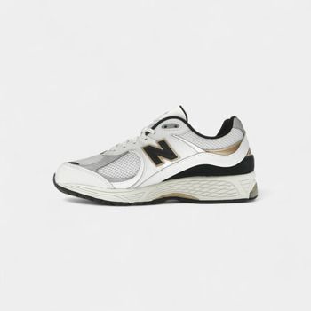 New Balance Deportivas Moda 2002R White Black Gold Metallic para mujer