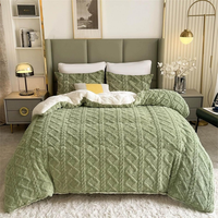 edredon borrego 180 x 260c m240 x 260 cm para cama individual o matrimonio edredon nodico invierno calido y suave con relleno de micro fibra poliester edredon reversible franela y sherpa