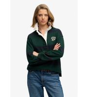 superdry para mujer w6012212a polo heritage rugby verde xs casual algodon manga larga