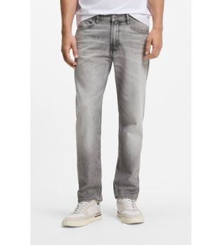 BOSS para hombre. 50566093 Jeans Re.Maine gris claro (32/32), Casual, Algodón, Denim