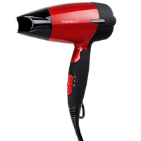 aigostar linda 32mbb - secador de pelo 1500w plegable portatil doble voltaje dispone de 2 velocidades proteccion contra el sobrecalentamiento
