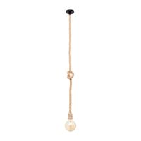 colgante soga 1xe27 alregxd10cm cuerda marron almax1m