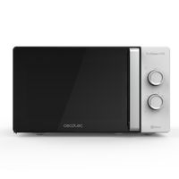 cecotec microondas con grill proclean 4110 700w potencia grill de 800 w capacidad 23 l revestimiento ready2clean
