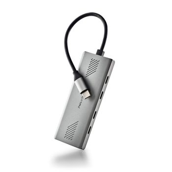 NGS Wonder4-C Hub Multipuerto USB-C 4 en 1 de Aluminio