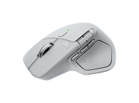 raton inalambrico - logitech mx master 4 8000ppp carga rapida clics silenciosos bluetooth-usb pc-mac multidispositivo personalizable gris