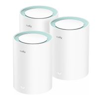 cudy m1300 pack de 3 sistema wi-fi en malla doble banda ac1200