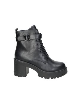 Botines Con Tacón Mustang Saba Negros Para Mujer 41