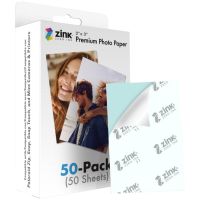 papel fotografico polaroid zinkpz2x350 brillo 2x3 50 hojas