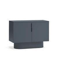 comoda 2 puertas gris antracita