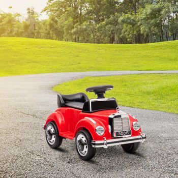 Coche Correpasillos Con Licencia De Mercedes-benz 300s Rojo Aiyaplay