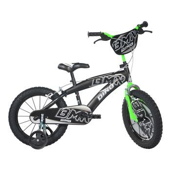 Bicicleta Niños 16 Pulgadas Bmx Negro 5-7 Años