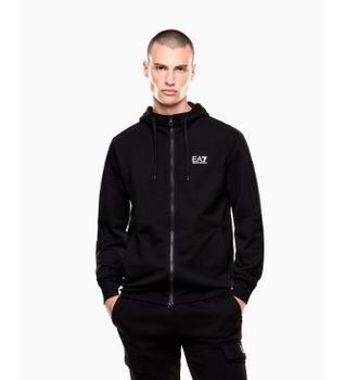 EA7 para hombre. 8NPM33_PJVRZ Sudadera Regular Train negro (XXS), Casual, Algodón