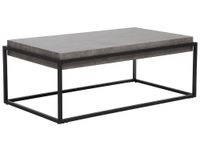 mesa de centro  gris efecto hormigon