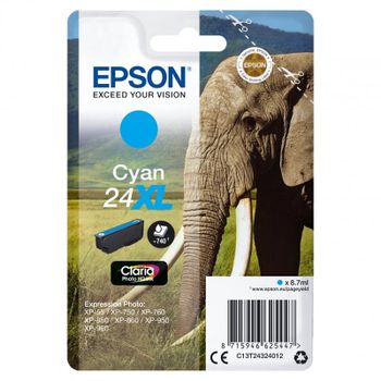 Cartucho de Tinta Original Epson 24 XL Cian
