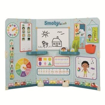 Panel plegable educativo Smoby School con Pizarra y Tarjetas