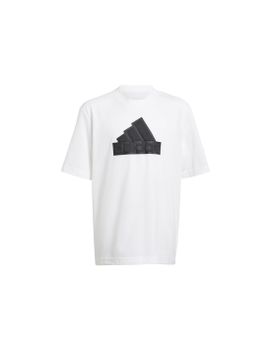 Camiseta adidas Future Icons Logo Infantil Blanco