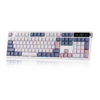Teclado Mecánico Inalámbrico para Juegos EPOMAKER TH108 PRO Versión Japonesa, Diseño JIS 100%, Intercambiable en Caliente, Trimodal, Batería de 10000 mAh