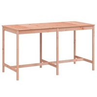 mesa de jardin  mesa de exterior madera maciza de abeto douglas 2035x90x110 cm