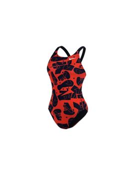 Bañador de natacion Nike Fastback Rojo Mujer