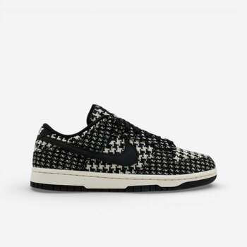 Nike Zapatillas Dunk Low Harris Tweed White Black Multi (Women's) para mujer