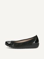 caprice ballerina black made of leather size 42