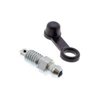 purgador pinza de freno m10x1 longitud 32mm completo gris con anilla