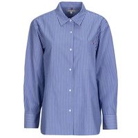 tommy hilfiger camisa ess poplin easy fit shirt para mujer