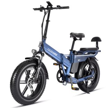 [EU DIRECT] TESWAY X7 Bicicleta Eléctrica 48V 25AH Motor de 750W Velocidad Máxima Recomendada 25KM/H 20 pulgadas 100-130