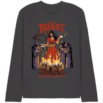 Steven Rhodes Camiseta manga larga Dark Roast para mujer