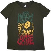 bob marley camiseta one love para mujer