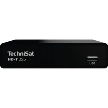 Descodificador TechniSat HD-T 225 Terrestre HD DVB-T/T2 H.265 HEVC Negro