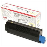 oki 42127454 original yellow high capacity toner cartridge