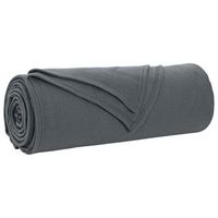 manta gris oscuro 350 x 270 cm 13 kg lana vidaxl