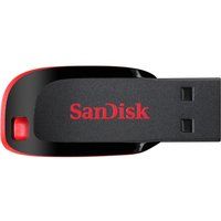 sandisk cruzer blade usb 20 memory stick - 16 gb black black