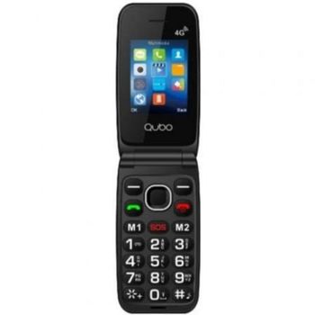 Teléfono móvil Qubo NEO2 NW BK 4G negro dual SIM pantalla 2,4