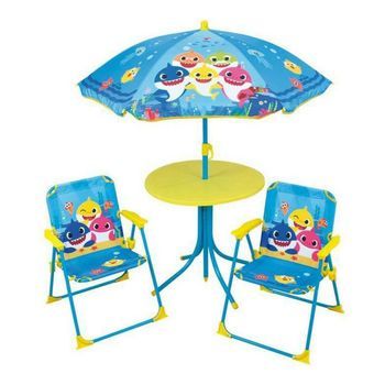 Conjunto De Mesa Y Sillas Para Niños Fun House Baby Shark