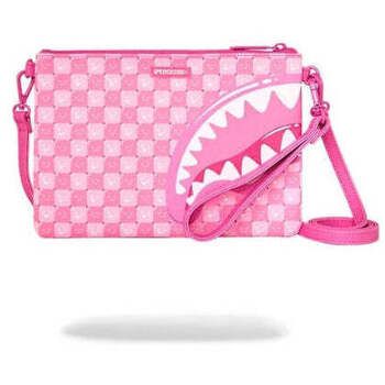 Sprayground Bolso Pink New Check Faces Crossover para hombre