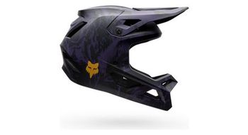 Casco integral fox rampage image print violeta